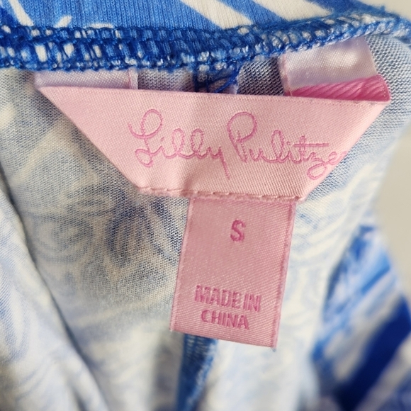 Lilly Pulitzer Nola A-Line Resortwear Maxi Skirt Blue Crush Open Water Print S - Picture 5 of 7